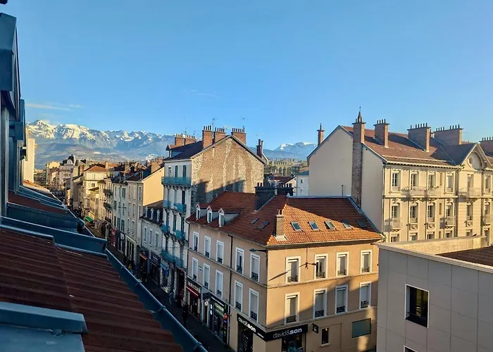 Hyper Centre Au Calme, Confort & Equipe Apartmán Grenoble